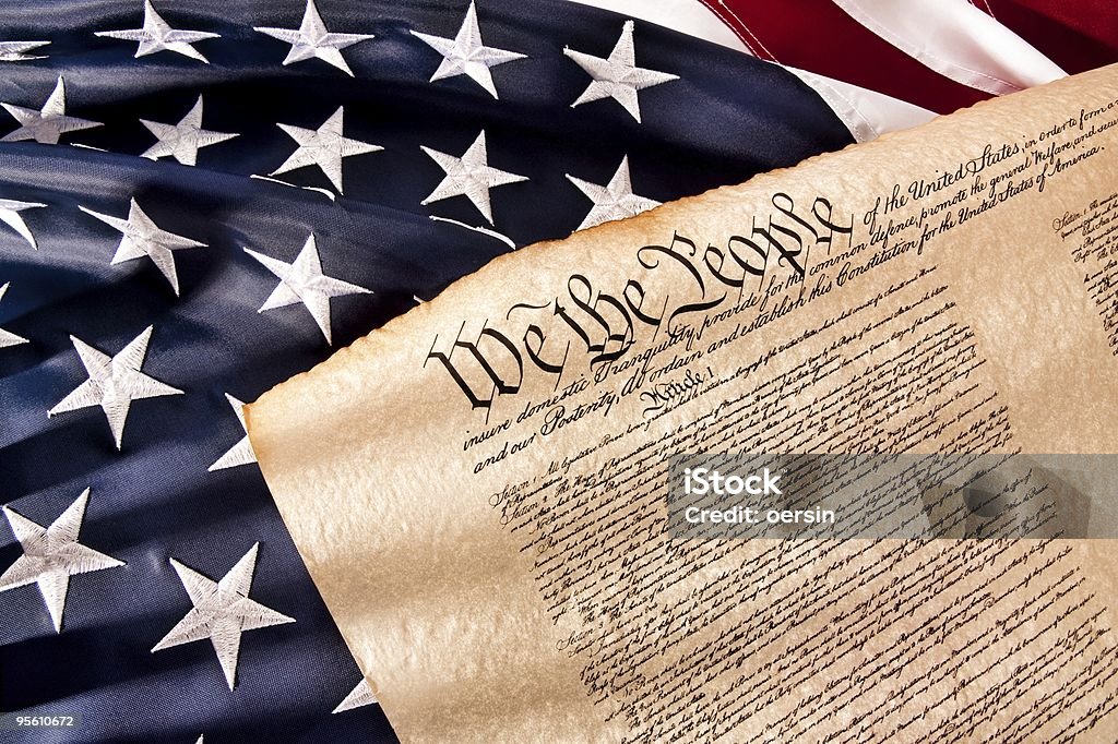 Конституция США — мы люди - Стоковые фото Декларация независимости роялти-фри