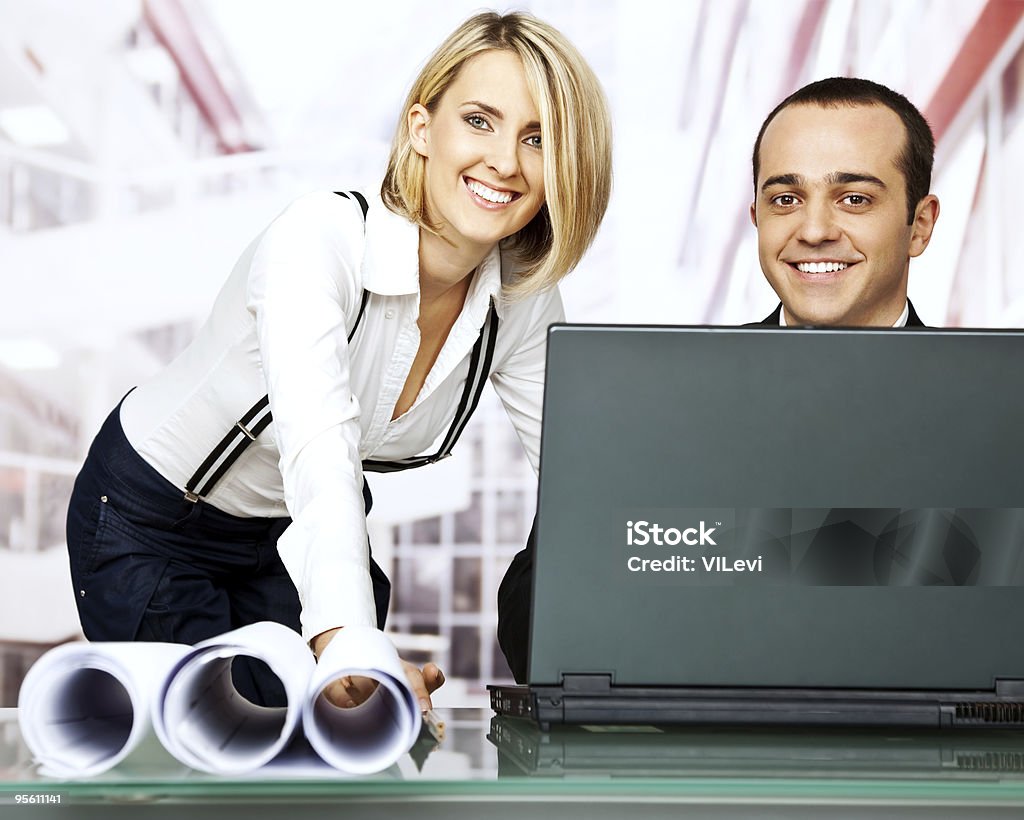 Confident Architects  Adult Stock Photo