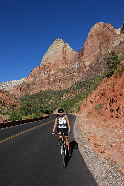 Biking stock photo