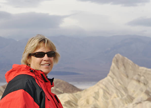 istock Happy Senior Hiker at Death Valley 95611895