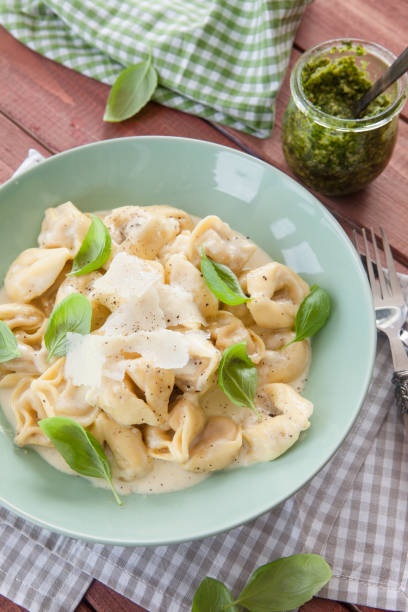 istock Tortellini in a creamy cheese sauce 956119902