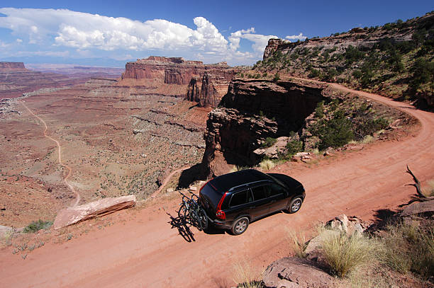 Exploring Canyonlands National Park stock photo