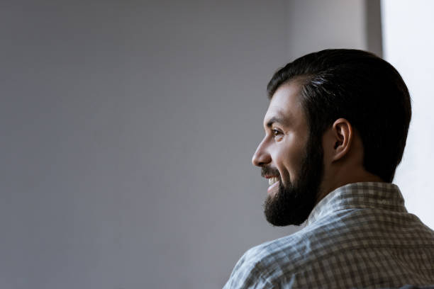 istock back view of handsome caucasian man with beard 956130382