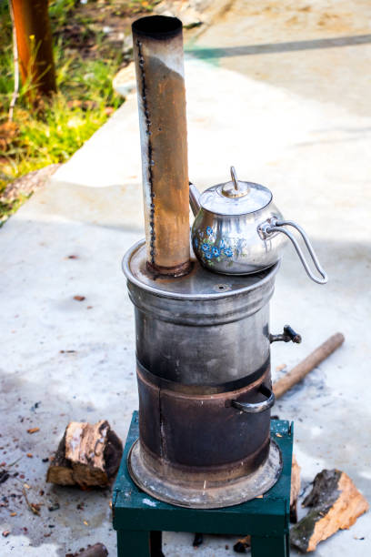 istock Teapot and old boiler 956133958