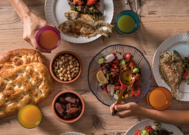 istock Family ready for İftar meal in Ramadan 956134054