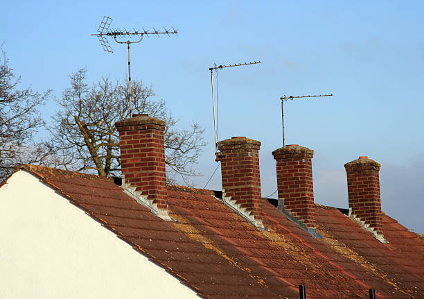 istock Chimneys of houses 95613411