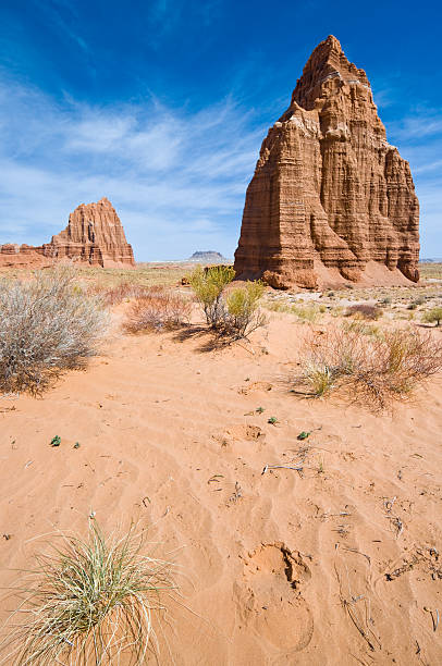 Temple Of The Sun and Moon stock photo