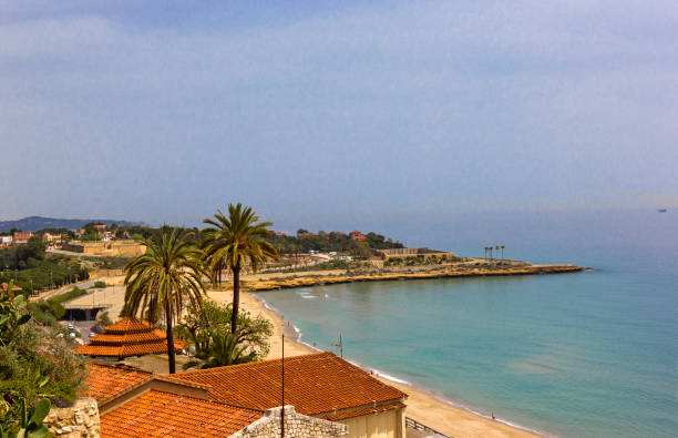 istock Tarragona landscape with sea beach, Spain 956138242