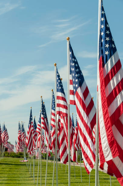 istock American Flags on Memorial Day 956138330