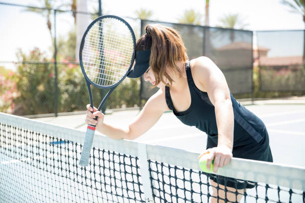 istock Upset tennis player after losing the point 956138532
