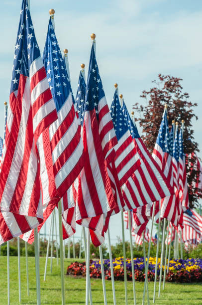 istock American Flags on Memorial Day 956138844