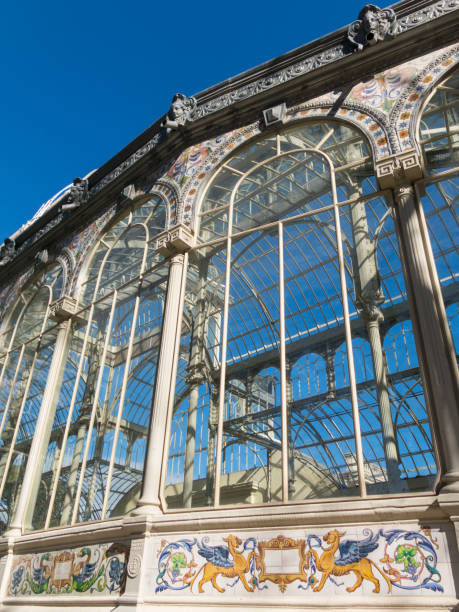 istock Crystal Palace (Palacio de cristal) in Retiro Park,Madrid, Spain. 956139192