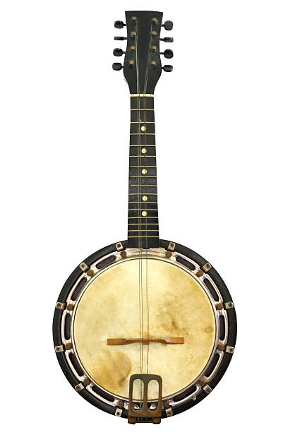 jahrgang banjo - mandoline stock-fotos und bilder