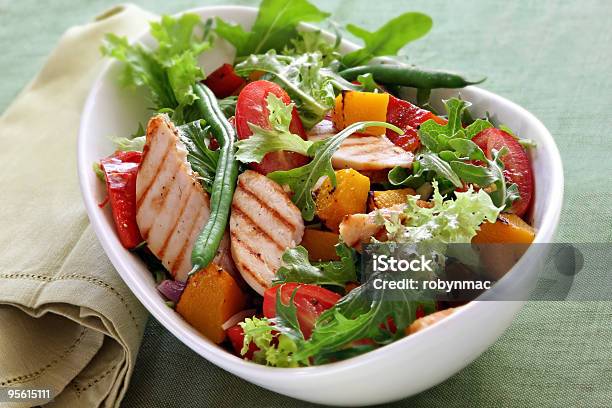 Chicken Salad Stock Photo - Download Image Now - Chicken Breast, Green Salad, Appetizer
