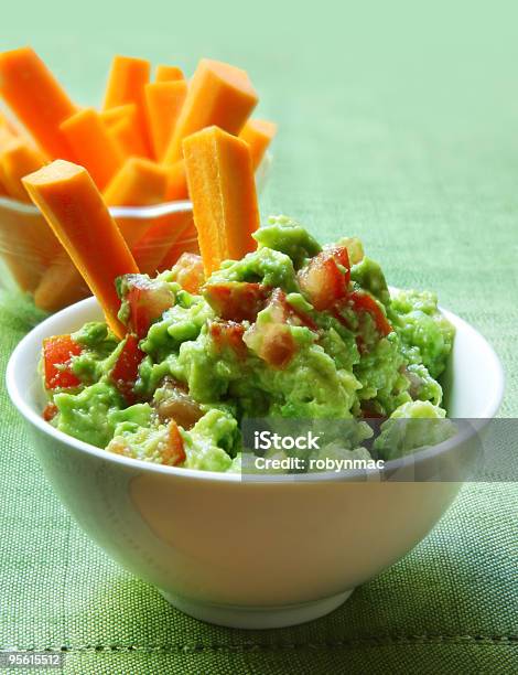 Guacamole Stock Photo - Download Image Now - Carrot, Guacamole, Appetizer