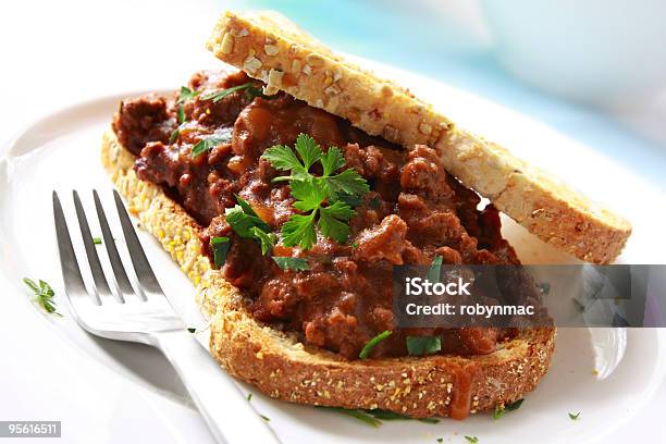 Photo libre de droit de Sandwich Au Bœuf banque d'images et plus d'images libres de droit de Sandwich Sloppy Joe - Sandwich Sloppy Joe, Boeuf haché, Mets salés