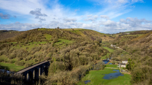 istock Headstone Viaduct in Monsal Dale in the Peak District 956166732