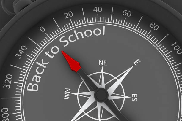 istock Compass Arrow Pointing to Back To School 956166926