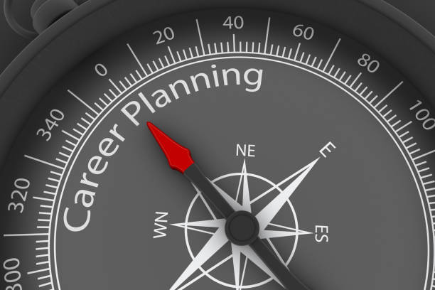 istock Compass Arrow Pointing to Career Planning 956167262