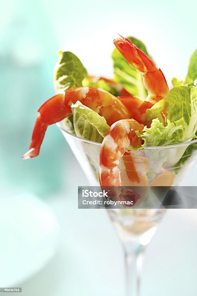 Cocktail di gamberi - Foto stock royalty-free di Cocktail di gamberi