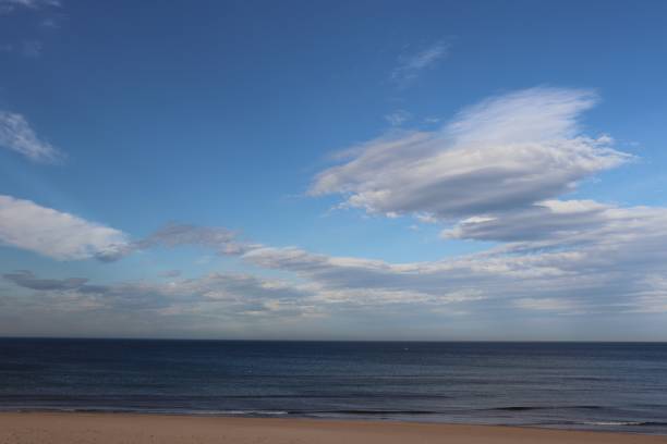 istock Clouds over sand, sea and dunes by the coast 956167900