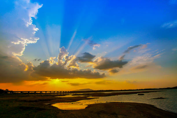 istock Sunset, Sunrise - Dawn, Springtime, Pier, Lake 956168002