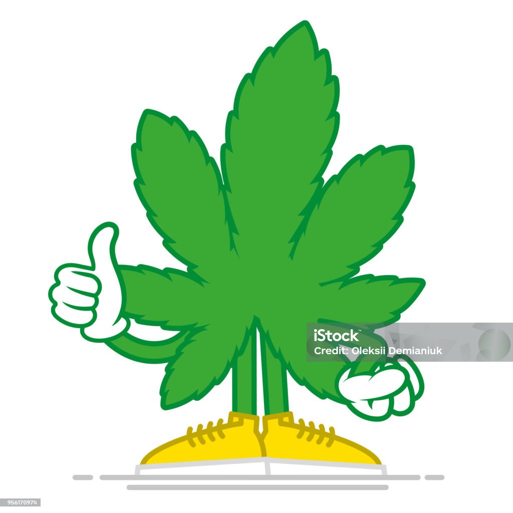 Ilustración de Dibujos Animados De Marihuana y más Vectores Libres de  Derechos de Abstracto - Abstracto, Alegre, Asistencia sanitaria y medicina  - iStock