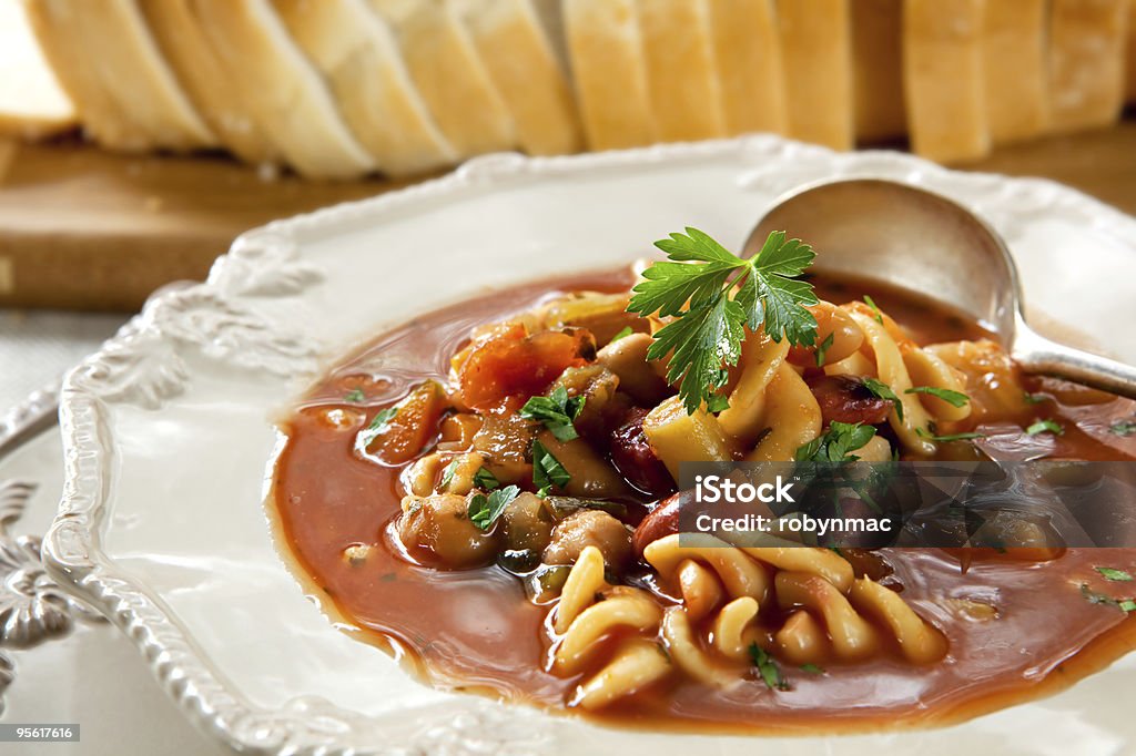 Minestrone - Foto stock royalty-free di Alimentazione sana