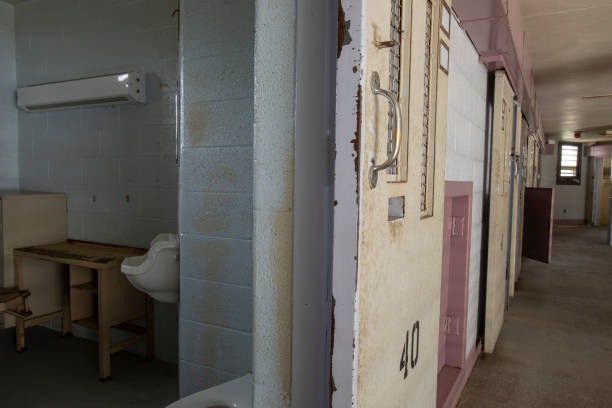 istock Row of cells in prison 956184438