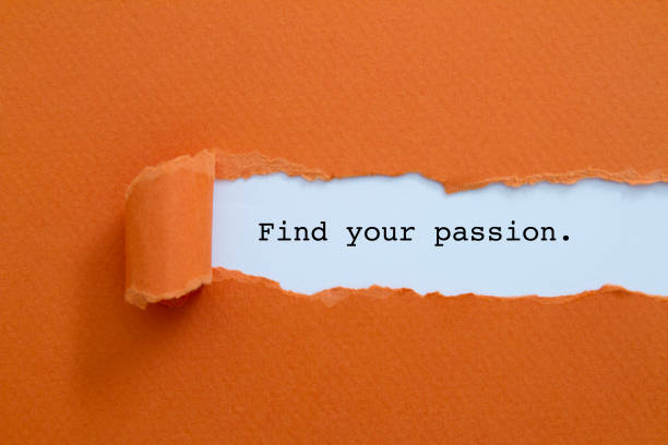 Find your passion stock photo