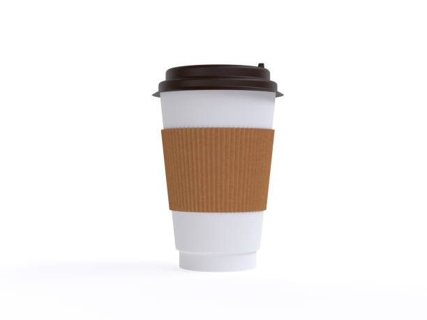 istock coffee takeaway in a paper glass on a white background - 3d illustration rendering 956188360