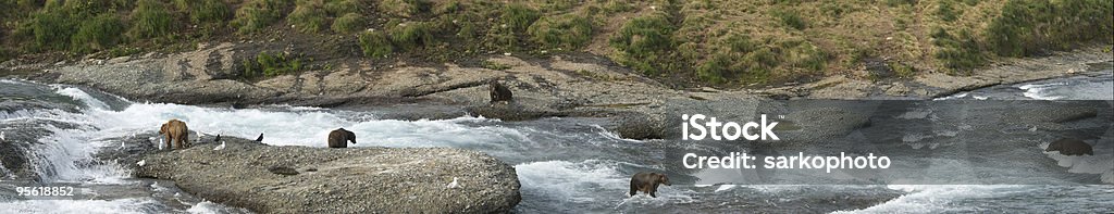 Водопад Макнилл Panorama - Стоковые фото Без людей роялти-фри