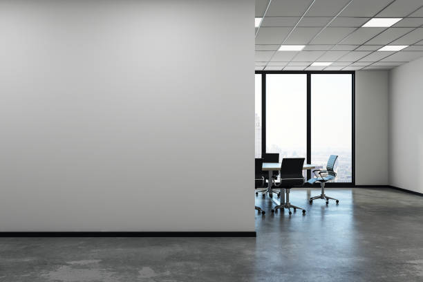 istock Contemporary conference room with city view 956189024