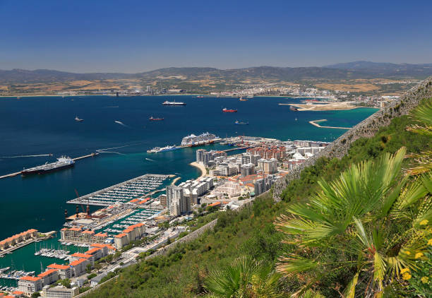 istock Gibraltar skyline, aerial view Europe 956197616