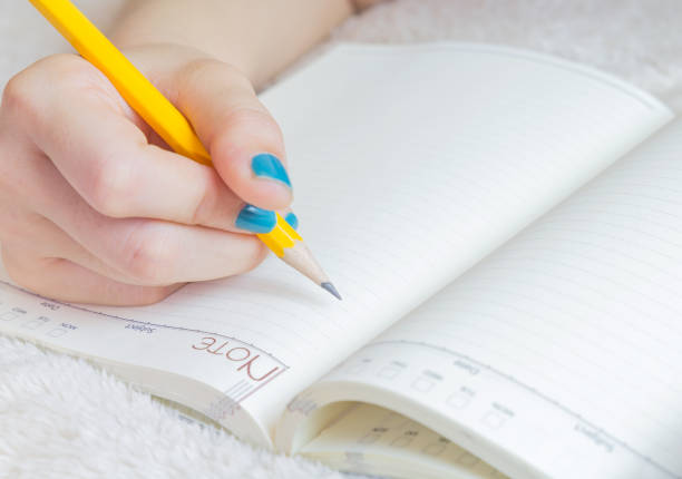 istock Women writing and recording on a notebook 956207898