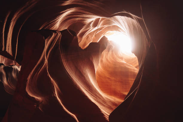 Antelope Canyon Texture stock photo