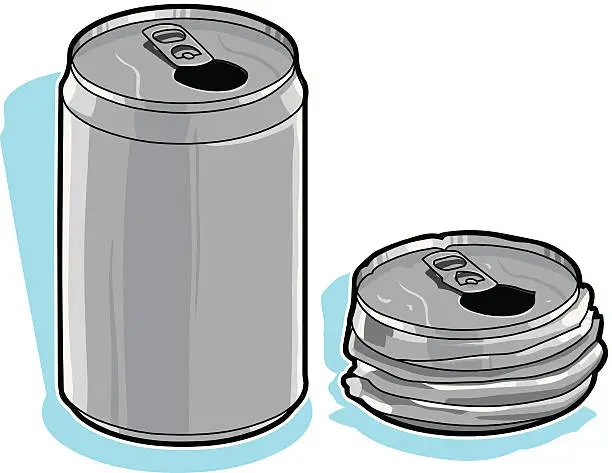 Vector illustration of Recycle Cans