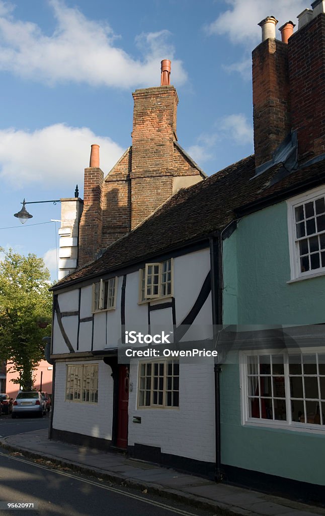 Vecchie case inglese - Foto stock royalty-free di Aylesbury