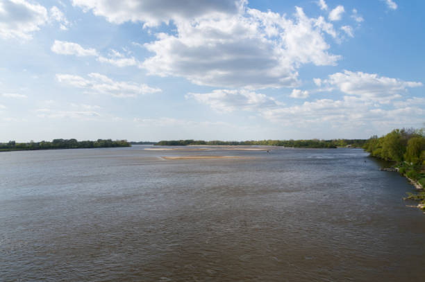 istock Panoramic view for Vistula river in Deblin, Poland. 956212198