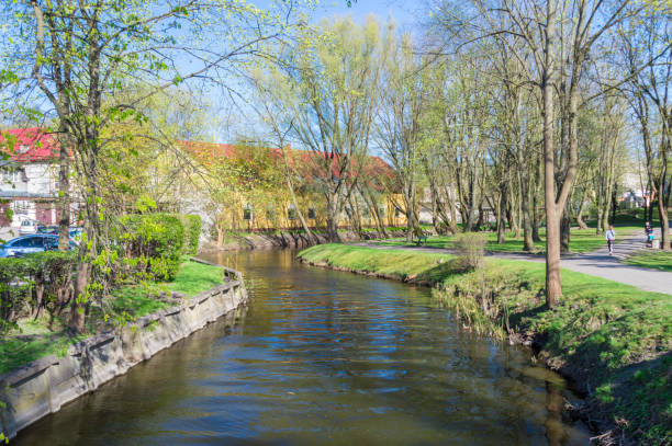 istock Drweca river in Ostroda, Poland. 956214258