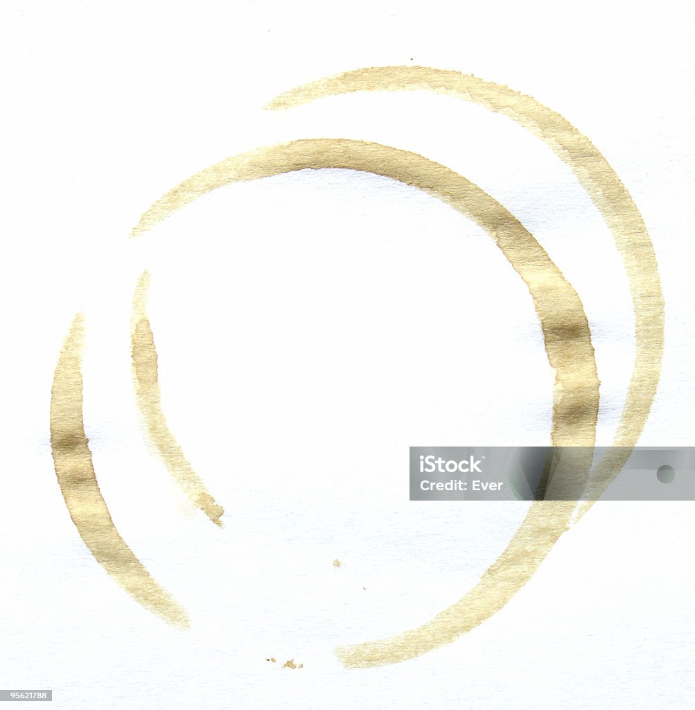 Kawa plamy pierścienie - Zbiór zdjęć royalty-free (Abstrakcja)
