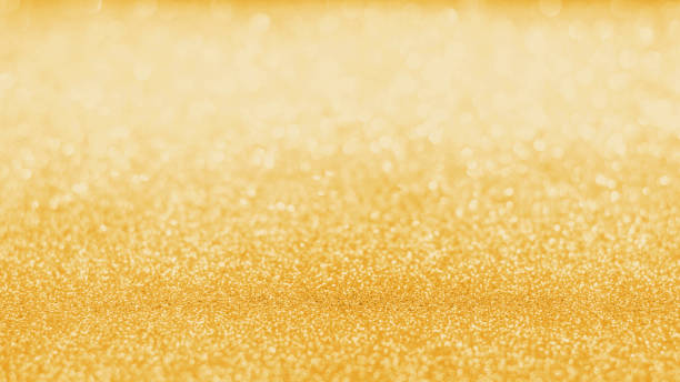 istock Gold silver blur glitter bokeh background with blurry white sparkling light of metallic texture shimmering backdrop for holiday decoration 956218360