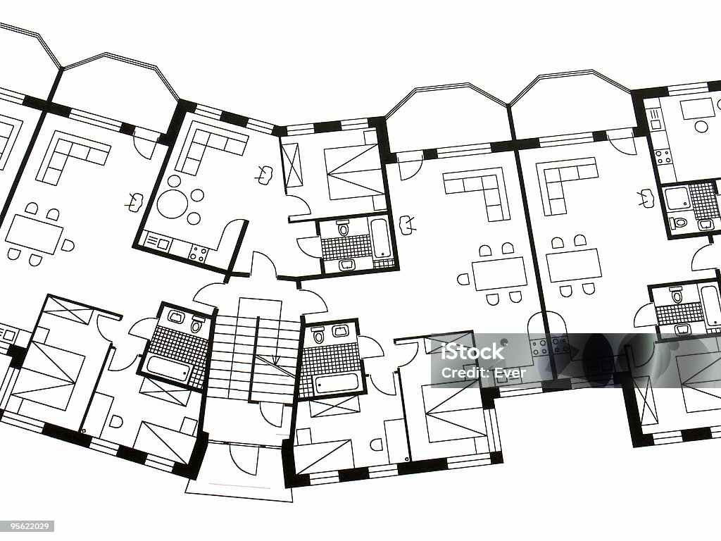 plan architectural 2 - Photo de Architecte libre de droits