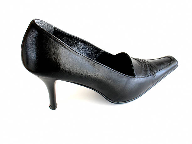 istock black leather lady's shoe 95622291