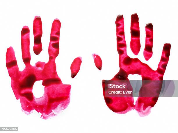 Caught Красный Рукой — стоковые фотографии и другие картинки Отпечаток руки - Отпечаток руки, Сок - Прохладительный напиток, Абстрактный