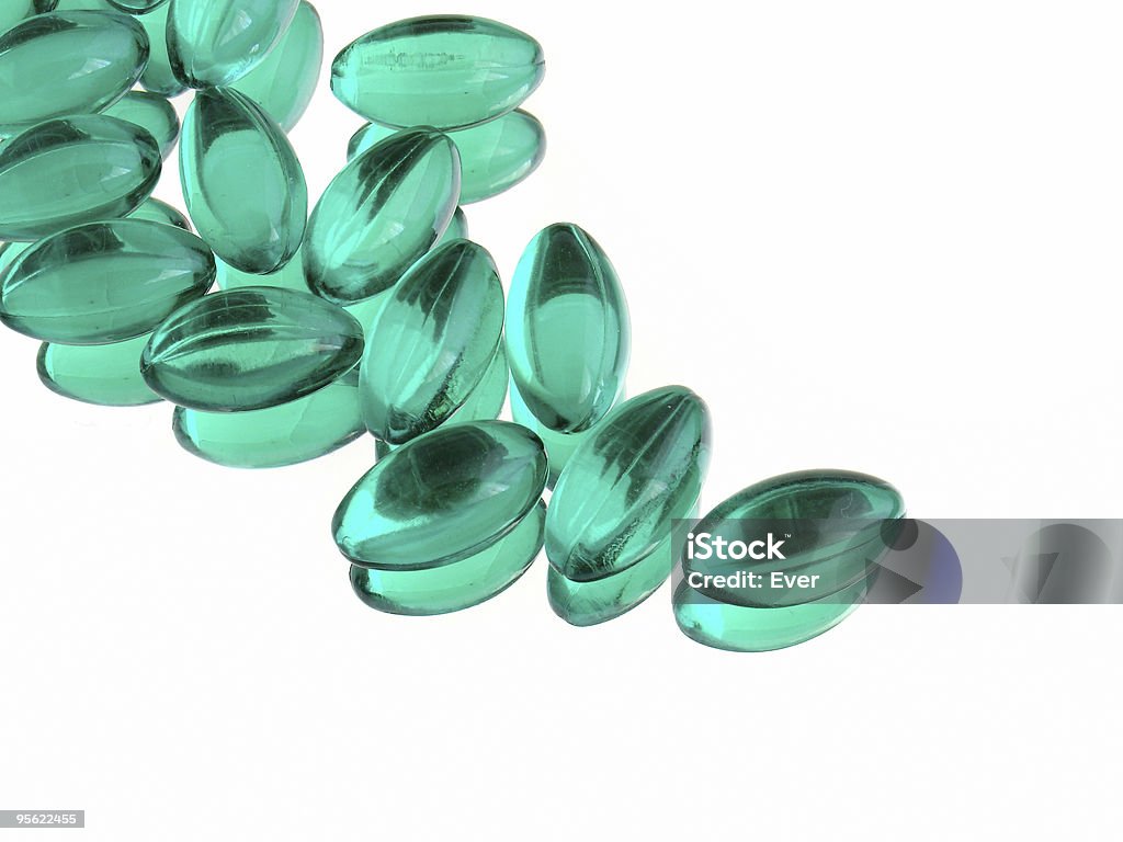 Зеленые капсулы - Стоковые фото Абстрактный роялти-фри