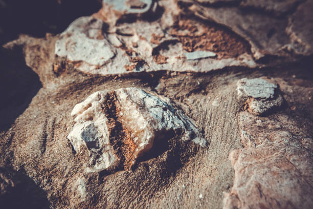 Close up of natural stone wall. Stone wall texture