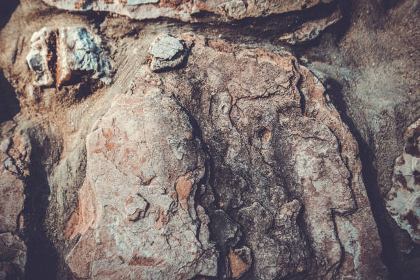 istock Close up of natural stone wall. Stone wall texture 956225378