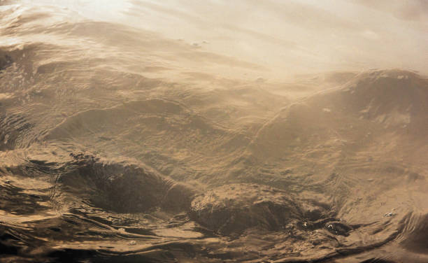 istock Water Surface of Pacific Ocean with Volcanic Gas Background 956228214