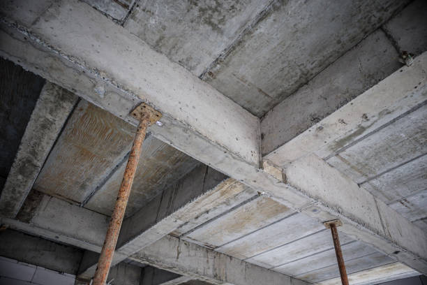 istock building under construction with iron steel support concrete beams 956230822